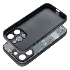 COQUE POUR IPHONE 15 PRO HEYCASE ZERO TRANSPARENT / NOIR