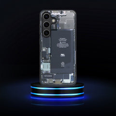 COQUE POUR SAMSUNG GALAXY A55 5G HEYCASE ZERO NOIR / TRANSPARENT