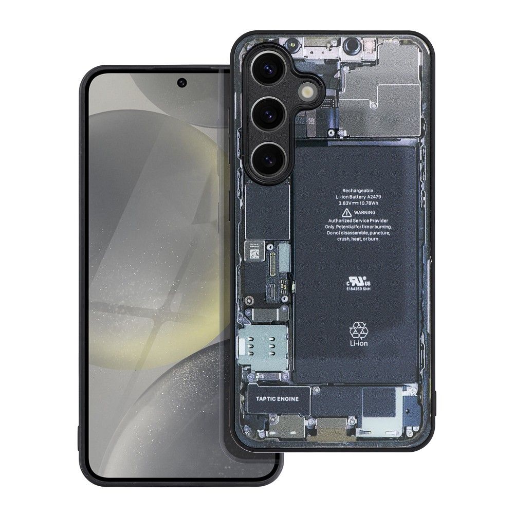 COQUE POUR SAMSUNG GALAXY A55 5G HEYCASE ZERO NOIR / TRANSPARENT