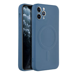 COQUE IPHONE 11 PRO HEYCASE SILICONE MAG MAGSAFE BLEU