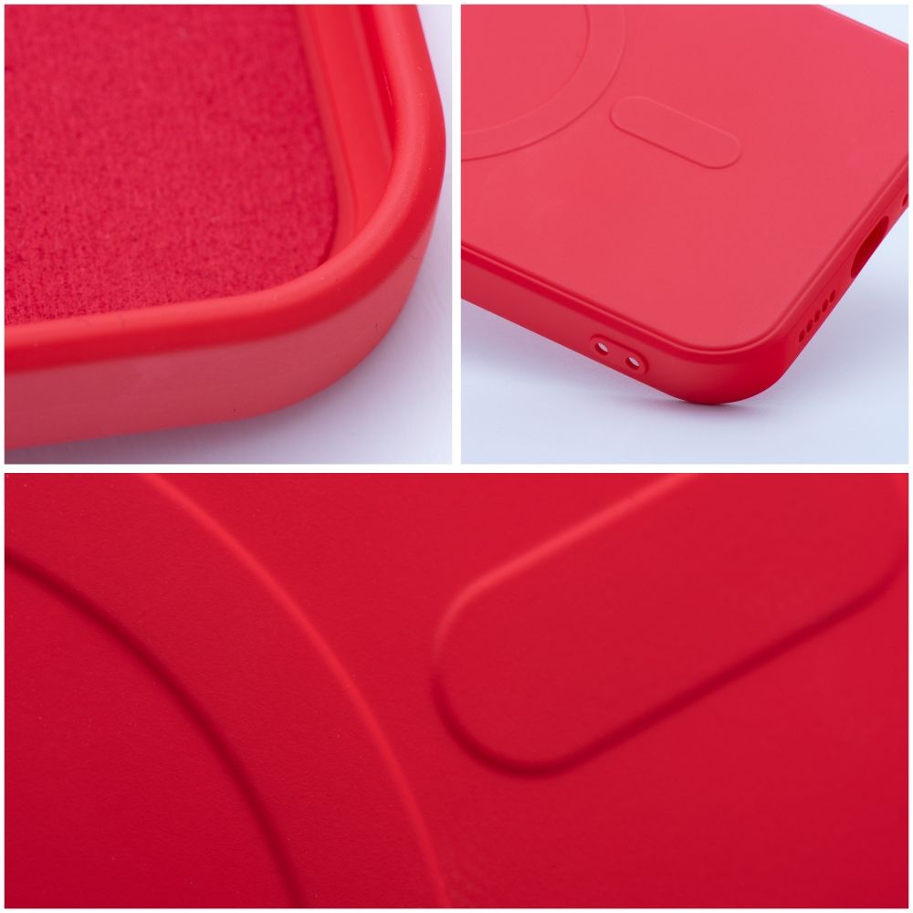 COQUE IPHONE 11 PRO HEYCASE SILICONE MAG MAGSAFE ROUGE
