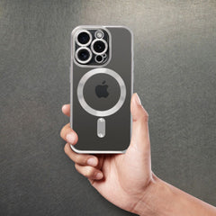 COQUE IPHONE 15 PRO MAX HEYCASE MAGSAFE MAG SHINE TITANE