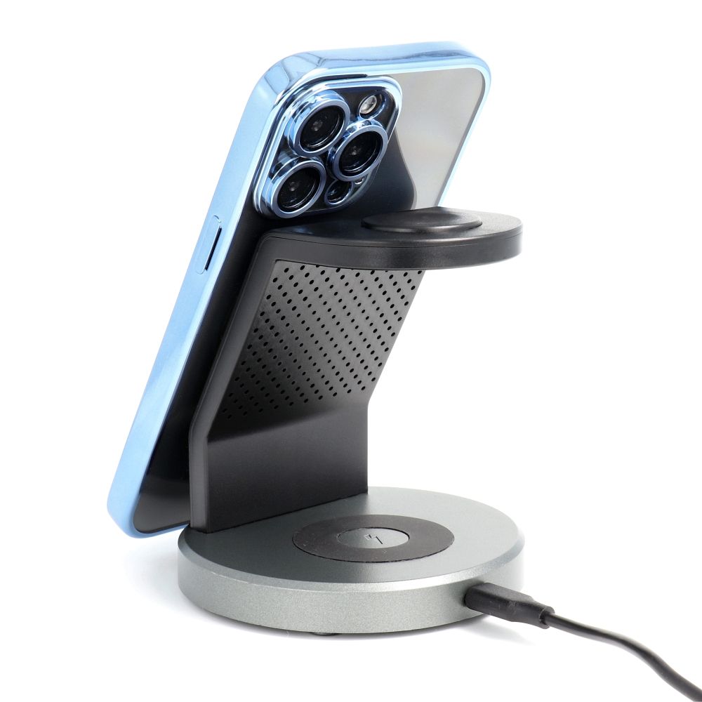 COQUE IPHONE 15 PRO MAX HEYCASE MAGSAFE MAG SHINE BLEU