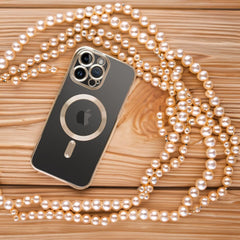 COQUE IPHONE 15 PRO MAX HEYCASE MAGSAFE MAG SHINE OR