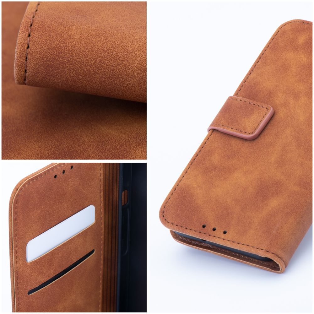 COQUE IPHONE 7 / 8 / SE 2020 / SE 2022 HEYCASE TENDER WALLET NOIR MARRON