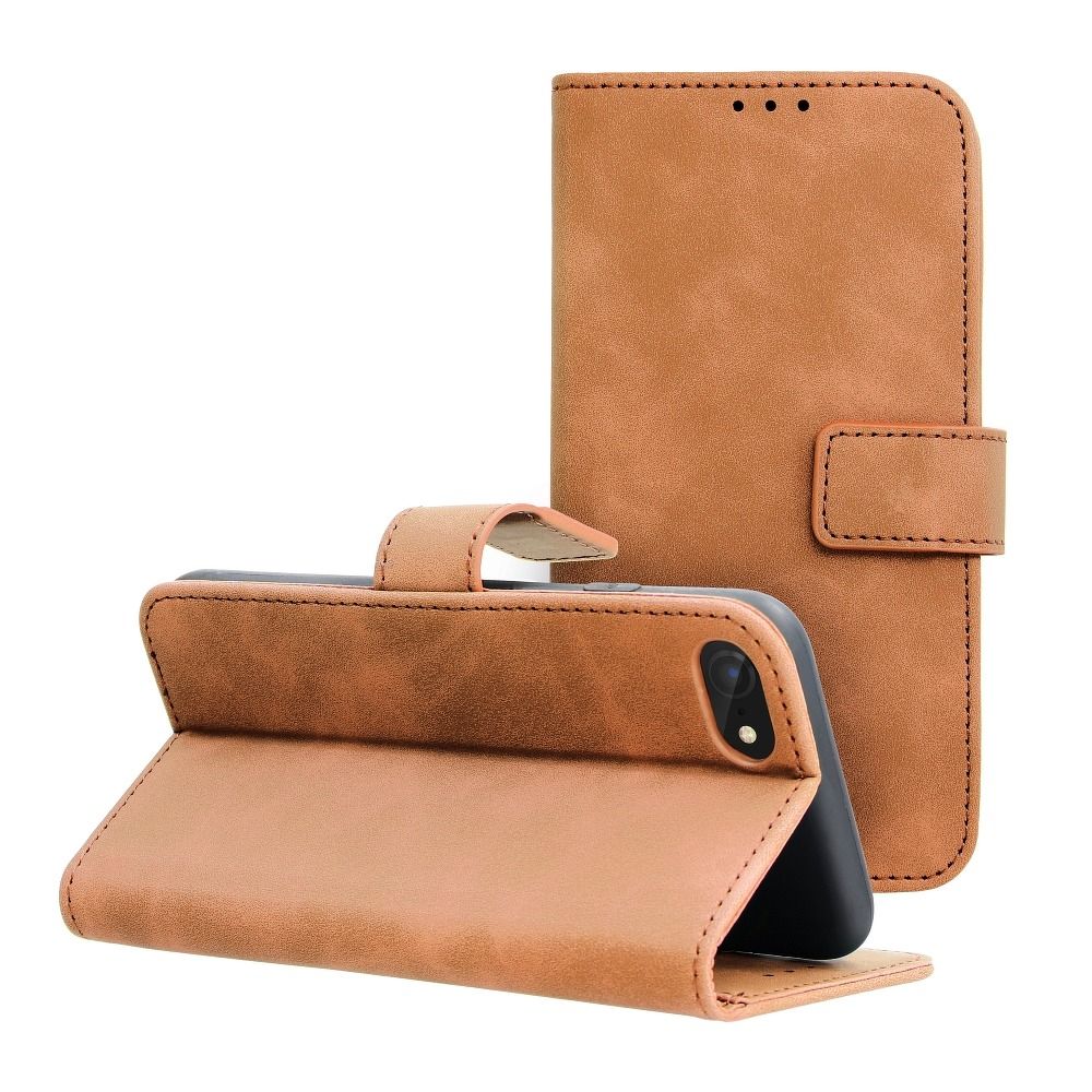 COQUE IPHONE 7 / 8 / SE 2020 / SE 2022 HEYCASE TENDER WALLET NOIR MARRON