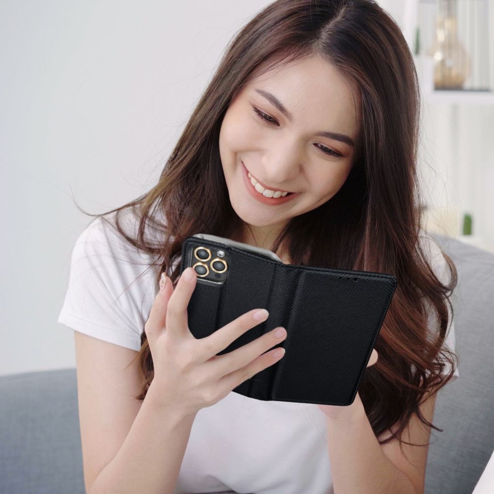 COUVERTURE POUR HONOR 90 HEYCASE WALLET BOOK NOIRE