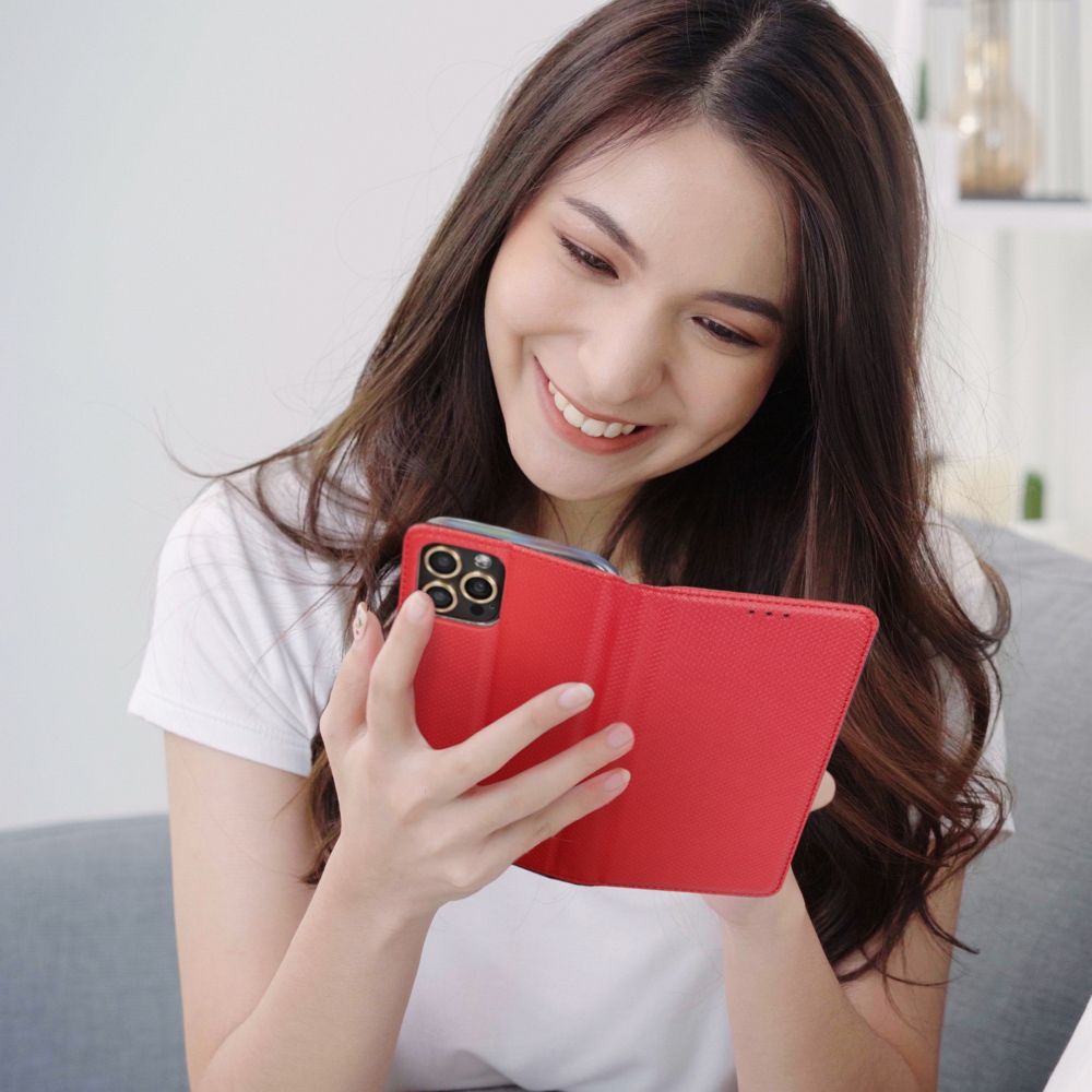 COUVERTURE POUR HONOR 90 HEYCASE WALLET LIVRE ROUGE