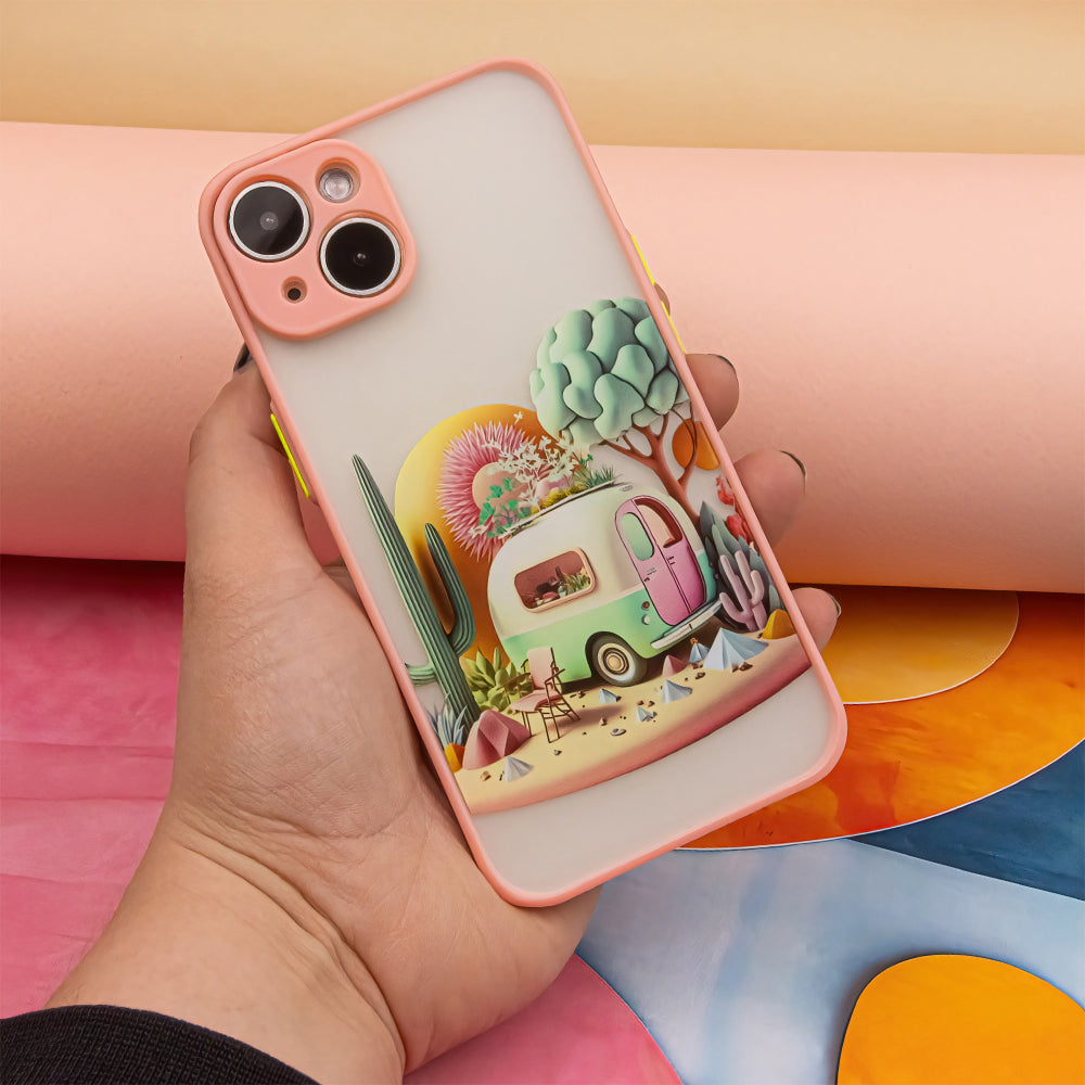 COQUE POUR IPHONE 15 HEYCASE TRAVEL PINK