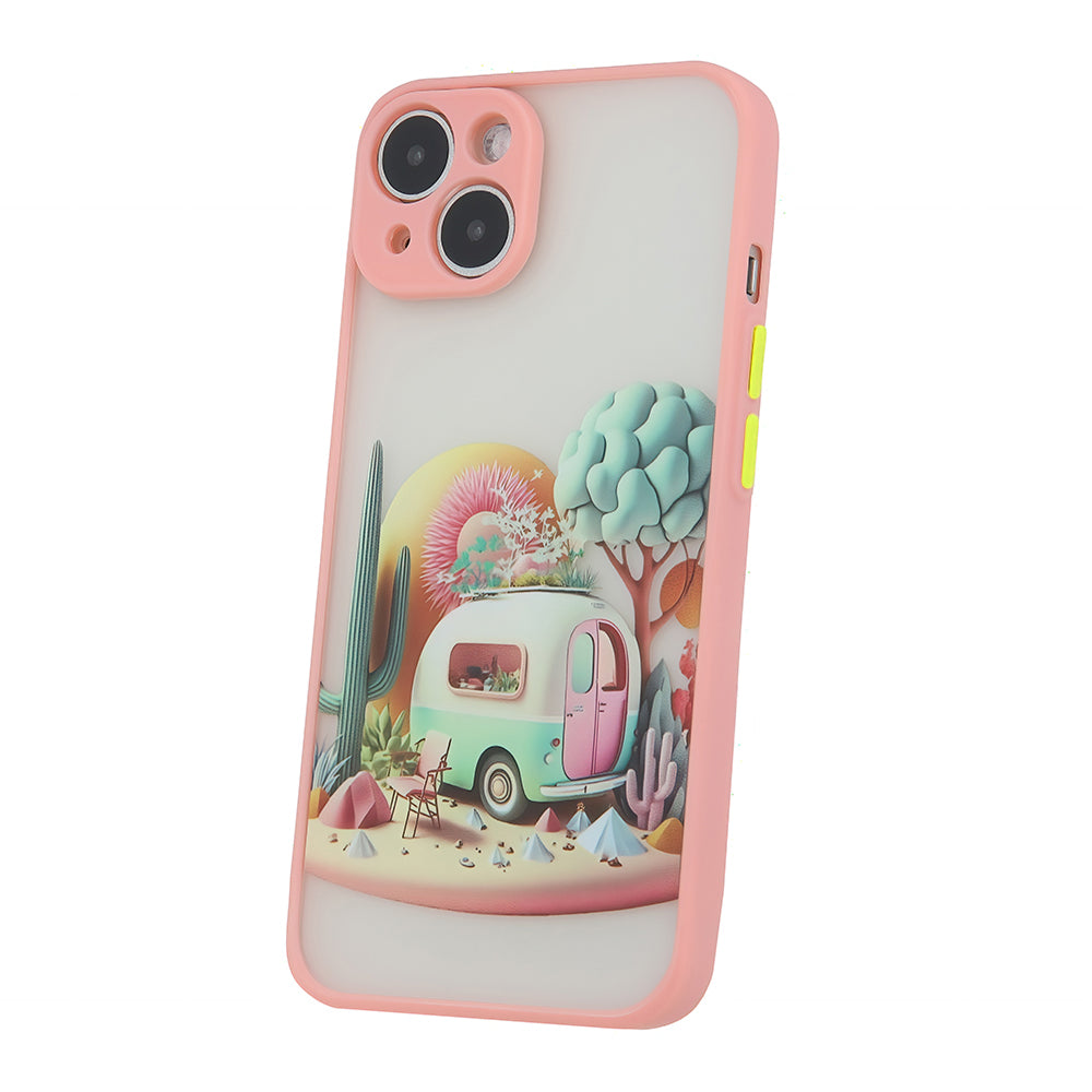 COQUE POUR IPHONE 15 HEYCASE TRAVEL PINK