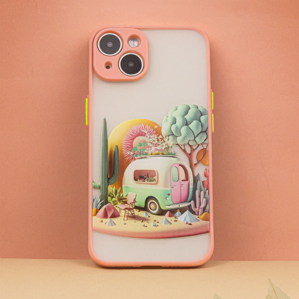 COQUE POUR IPHONE 15 HEYCASE TRAVEL PINK