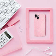 COQUE POUR IPHONE 15 PRO HEYCASE GLITTER PINK