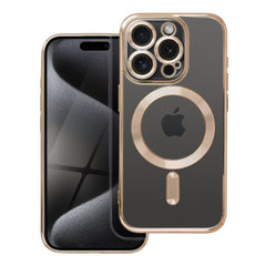 COQUE POUR IPHONE 15 PRO HEYCASE SHINE MAGSAFE OR