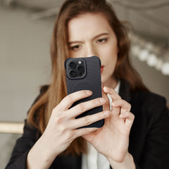 COQUE POUR IPHONE 15 MAGSAFE HEYCASE ZEPHYR NOIR