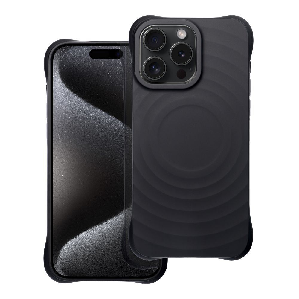COQUE POUR IPHONE 15 MAGSAFE HEYCASE ZEPHYR NOIR