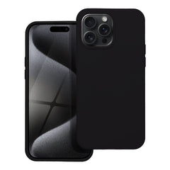 COQUE POUR IPHONE 15 PRO MAX HEYCASE SILICONE LINE NOIRE