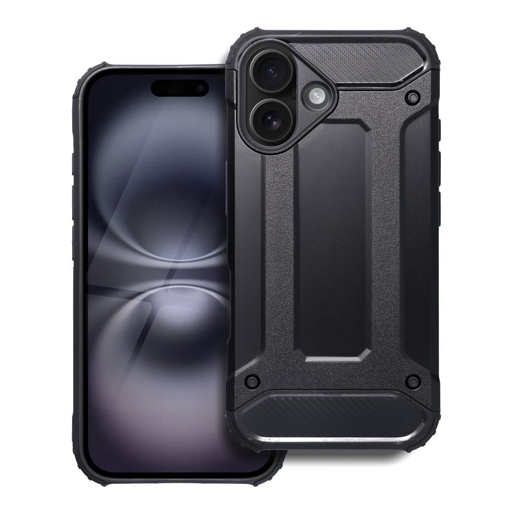 COQUE POUR IPHONE 16 PLUS HEYCASE ARMOR DEFENSE NOIRE