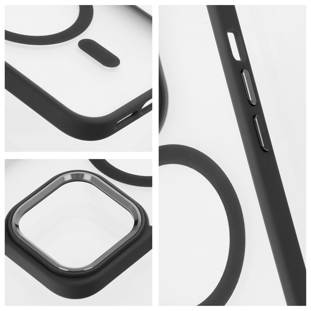 COQUE POUR IPHONE 16 PLUS HEYCASE MAG MAGSAFE NOIR MAT