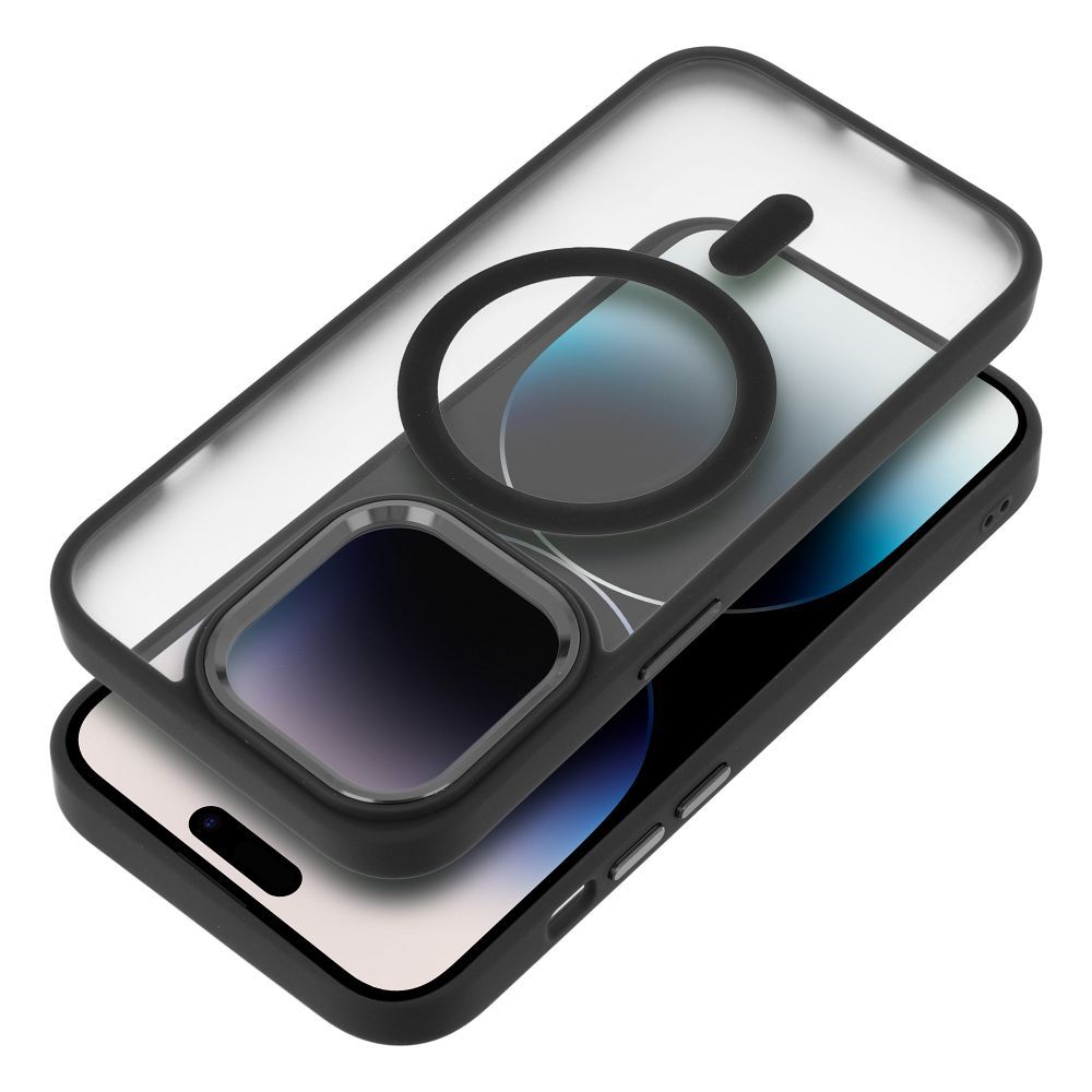 COQUE POUR IPHONE 16 PLUS HEYCASE MAG MAGSAFE NOIR MAT