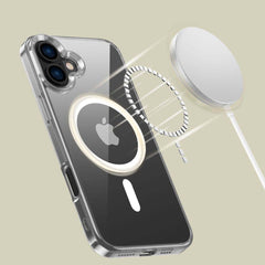 COQUE POUR IPHONE 16 PLUS HEYCASE MAGSAFE SHOCK DEFENSE TRANSPARENTE