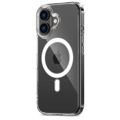 COQUE POUR IPHONE 16 PLUS HEYCASE MAGSAFE SHOCK DEFENSE TRANSPARENTE