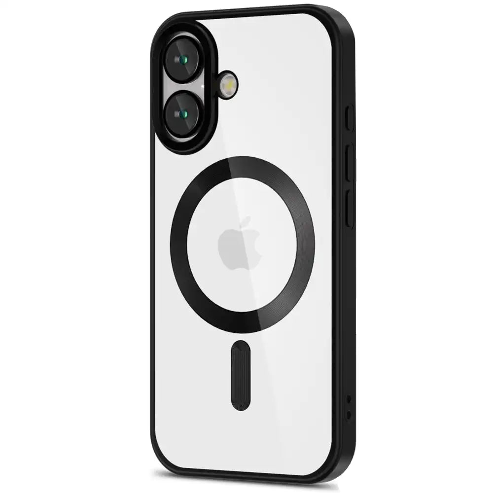 COQUE POUR IPHONE 16 PLUS HEYCASE MAGSAFE MAG SHINE NOIR