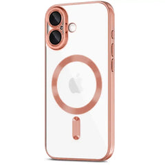 COQUE POUR IPHONE 16 PLUS HEYCASE MAGSAFE MAG SHINE ROSE GOLD
