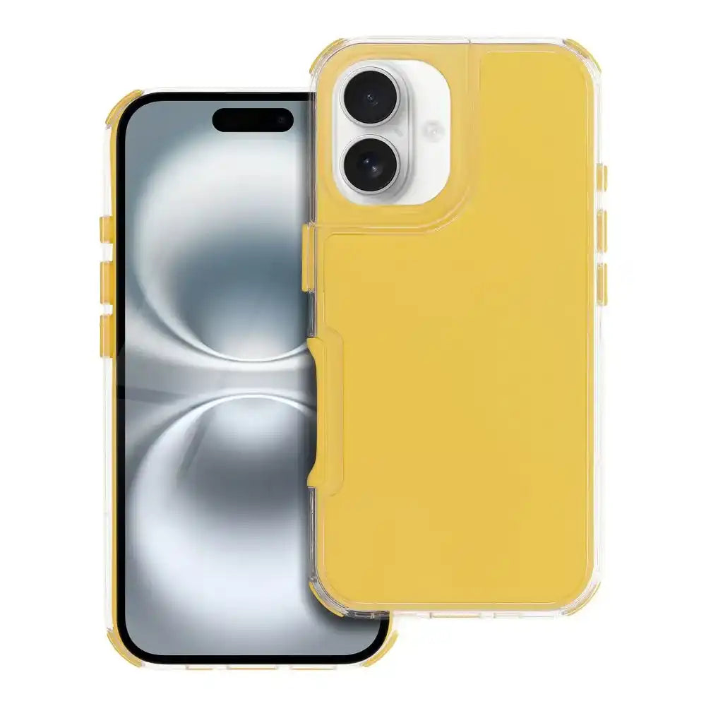 COQUE POUR IPHONE 16 HEYCASE ARC-EN-CIEL JAUNE