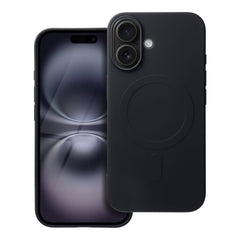 COQUE POUR IPHONE 16 PLUS HEYCASE SILICONE MAG MAGSAFE NOIRE