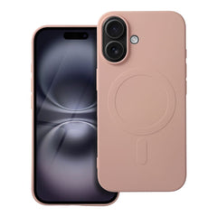 COQUE POUR IPHONE 16 PLUS HEYCASE SILICONE MAG MAGSAFE ROSE