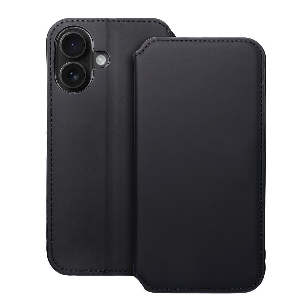 COQUE POUR IPHONE 16 PLUS HEYCASE WALLET BOOK NOIRE