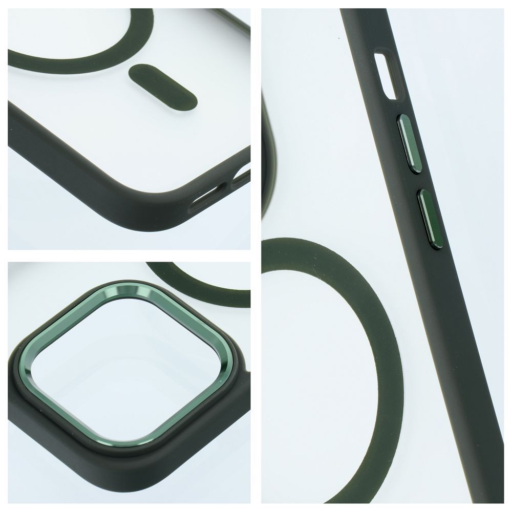 COQUE POUR IPHONE 16 PLUS HEYCASE MAG MAGSAFE MATTE VERT