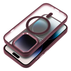 COQUE POUR IPHONE 16 PLUS HEYCASE MAG MAGSAFE ROUGE PRUNE