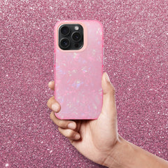 COQUE POUR IPHONE 16 PRO MAX HEYCASE CRYSTALIC PINK