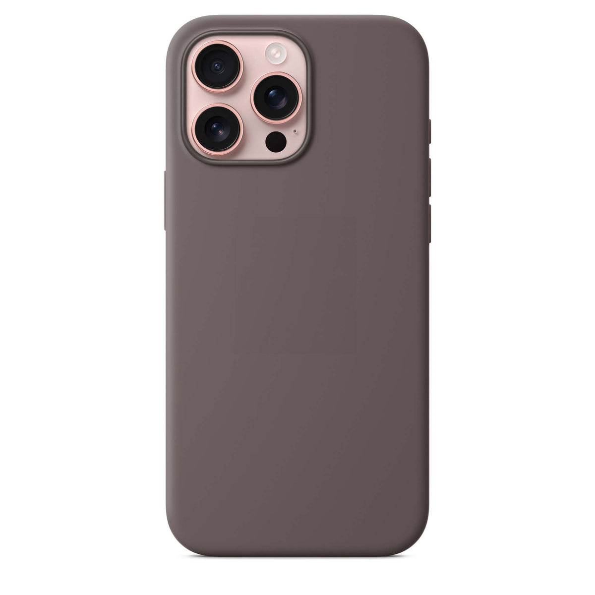 COQUE POUR IPHONE 16 PRO HEYCASE ICON GRIS FONCÉ EN PIERRE