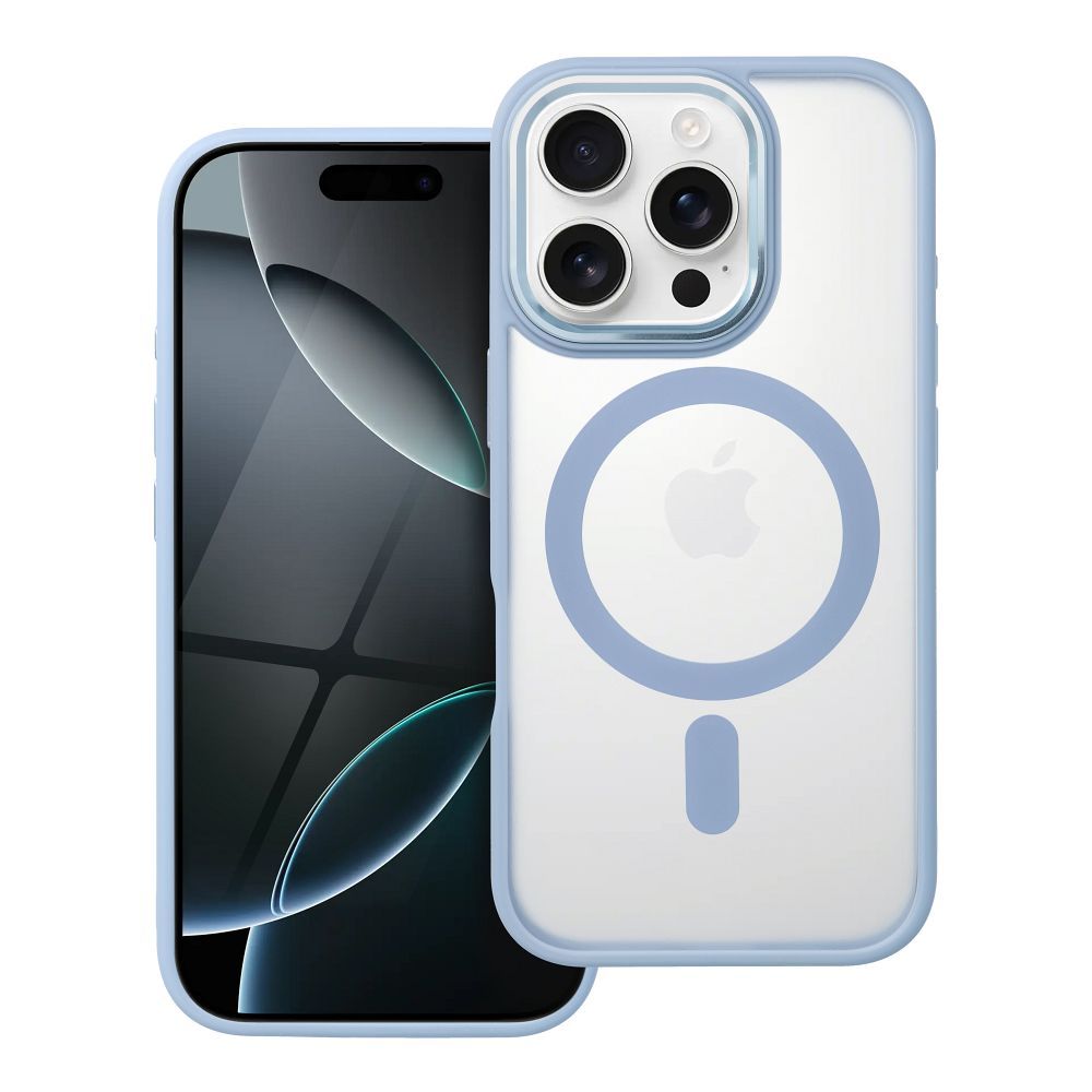 COQUE POUR IPHONE 16 PRO MAX HEYCASE MAG MAGSAFE BLEU MAT