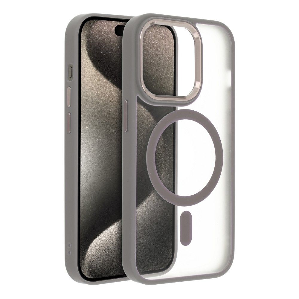 COQUE POUR IPHONE 16 PRO MAX HEYCASE MAG MAGSAFE TITANE