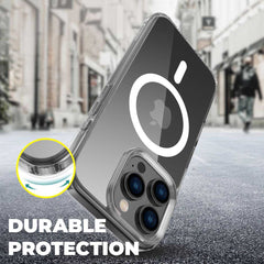 COQUE POUR IPHONE 16 PRO MAX HEYCASE MAGSAFE SHOCK DEFENSE TRANSPARENTE