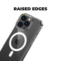 COQUE POUR IPHONE 16 PRO MAX HEYCASE MAGSAFE SHOCK DEFENSE TRANSPARENTE