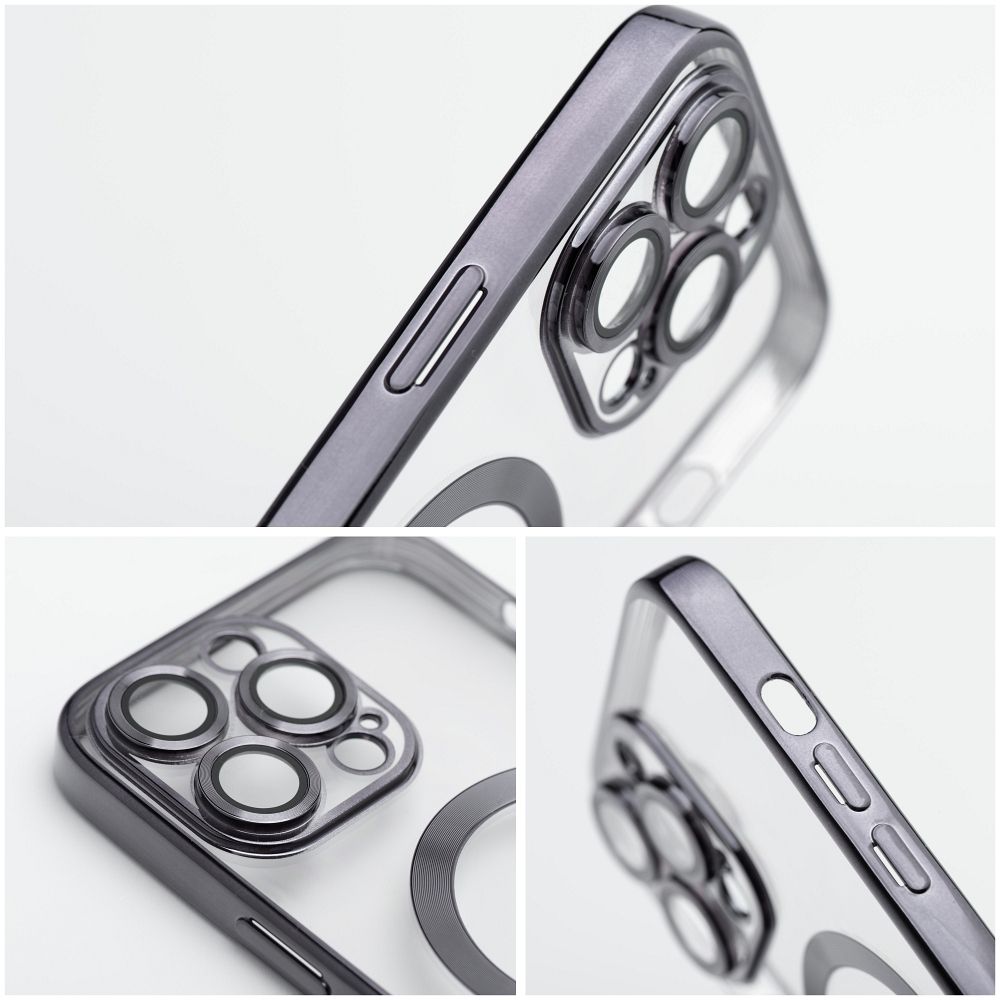 COQUE POUR IPHONE 16 PLUS HEYCASE MAGSAFE MAG SHINE NOIR