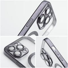 COQUE POUR IPHONE 16 PLUS HEYCASE MAGSAFE MAG SHINE NOIR