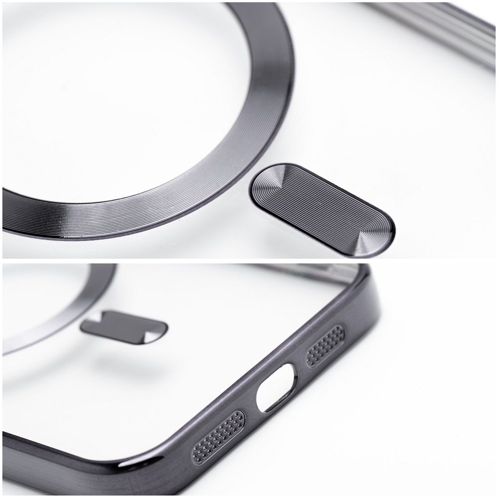 COQUE POUR IPHONE 16 PLUS HEYCASE MAGSAFE MAG SHINE NOIR