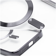 COQUE POUR IPHONE 16 PLUS HEYCASE MAGSAFE MAG SHINE NOIR