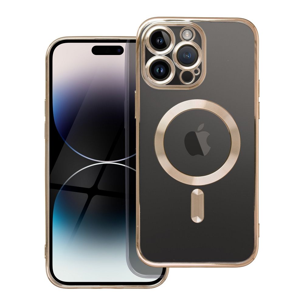 COQUE POUR IPHONE 16 PRO MAX HEYCASE MAGSAFE MAG SHINE OR