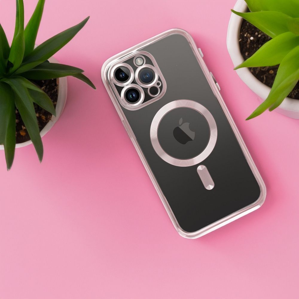 COQUE POUR IPHONE 16 PLUS HEYCASE MAGSAFE MAG SHINE ROSE GOLD