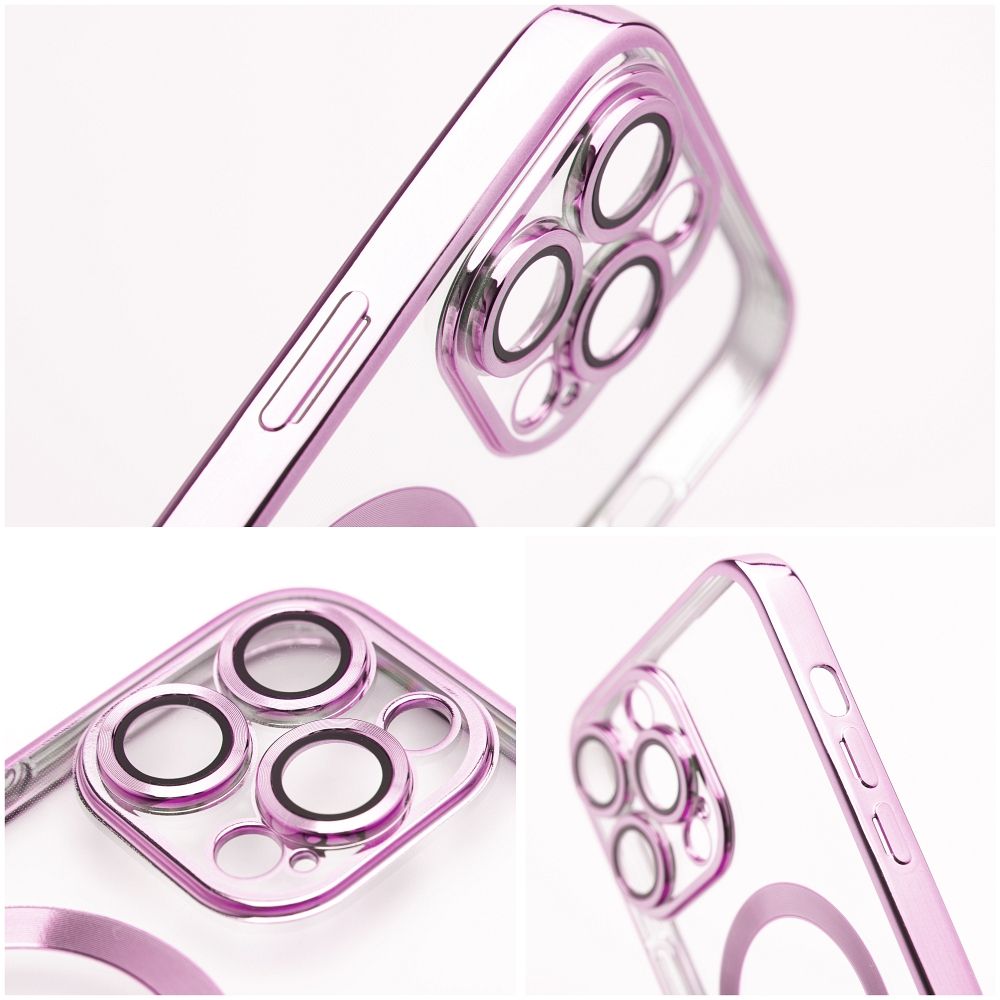 COQUE POUR IPHONE 16 PLUS HEYCASE MAGSAFE MAG SHINE ROSE GOLD