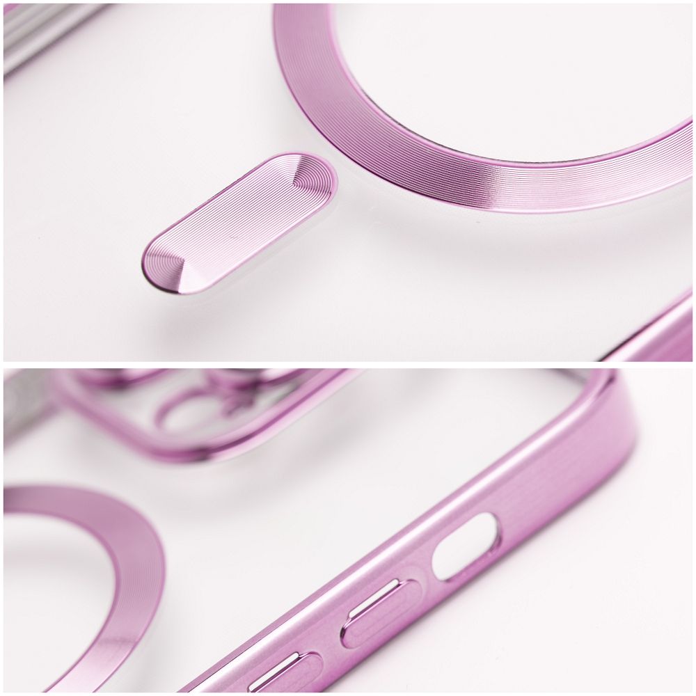 COQUE POUR IPHONE 16 PLUS HEYCASE MAGSAFE MAG SHINE ROSE GOLD