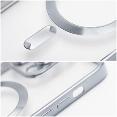COQUE POUR IPHONE 16 PRO MAX HEYCASE MAGSAFE MAG SHINE ARGENT