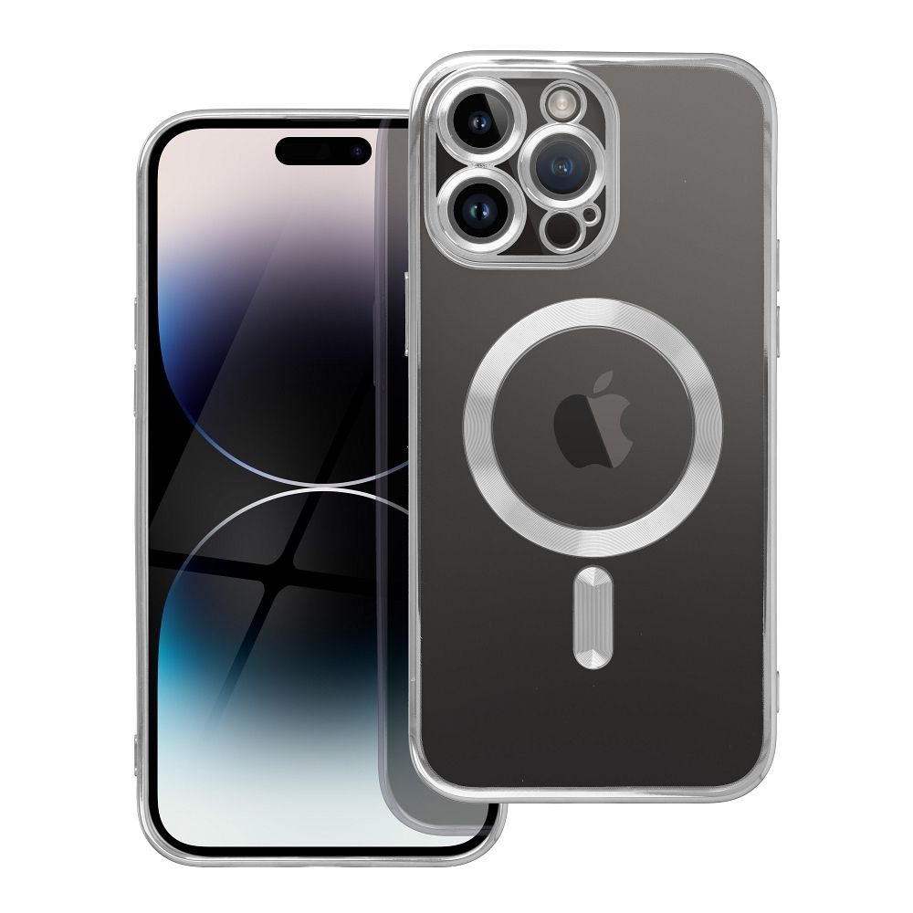 COQUE POUR IPHONE 16 PRO MAX HEYCASE MAGSAFE MAG SHINE ARGENT
