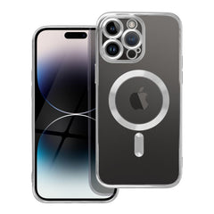 COQUE POUR IPHONE 16 PRO MAX HEYCASE MAGSAFE MAG SHINE ARGENT